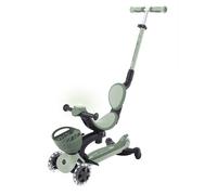 Globber - Trottinette évolutive GO UP Baby 360 Flash light - Sauge / Vert Olive