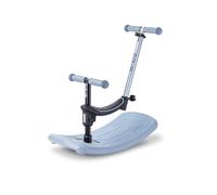 Micro Mobility Trottinette Mini Micro Deluxe Rock & Go – évolutive LED – Bleu ardoise pour enfants