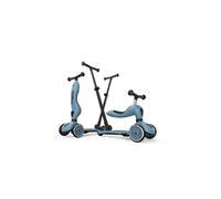 Trottinette évolutive - SCOOT AND RIDE - Highwaykick 1 Push and Go - barre parentale 3 hauteurs - siège réglable - assis/debout