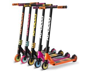 Trottinette freestyle Apollo "Eagle"-Noir/Menthe/Rose