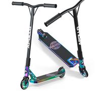 Trottinette freestyle Apollo Geneis Pro X - scooter robuste pour enfants avec roulements ABEC 9 - Rainbow