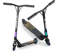 Trottinette freestyle Apollo Geneis Pro X - scooter robuste pour enfants avec roulements ABEC 9 - Rainbow