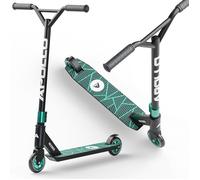 Trottinette Freestyle Apollo Genius Pro 4.0 - Stunt Scooter Enfant avec Roulements ABEC 9 - Noir/Turquoise