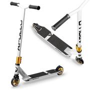 Trottinette Freestyle Apollo Star Pro - Trottinette Trick Enfant - Blanc/Or