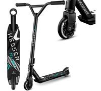 Trottinette freestyle - KESSER - Direction à 360° - Pliable - Roues en polyuréthane 100 mm - Roulement ABEC-9