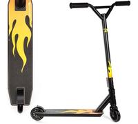 Trottinette Freestyle Land Surfer Stunt Scooter pour Enfants et ados -Jantes en Alliage roulements ABEC-9 PU Micro Roues 1 - Flamme