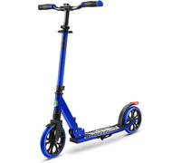 Serenelife Trottinette Freestyle, Trottinette Adulte et ado - Hauteur Réglable, Scooter Tout Terrain avec Grande Roues et Suspension, Manœuvre Facile et Pliable (Bleu)