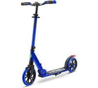 Serenelife Trottinette Freestyle, Trottinette Adulte et ado - Hauteur Réglable, Scooter Tout Terrain avec Grande Roues et Suspension, Manœuvre Facile et Pliable (Bleu)