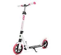 Serenelife Trottinette Freestyle, Trottinette Adulte et ado - Hauteur Réglable, Scooter Tout Terrain avec Grande Roues et Suspension, Scooter Pliable avec Manœuvre Facile, Rose