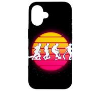 Trottinette Freestyle Stunt Rider Retro Vaporwave Esthétique Coque pour iPhone 16