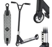 Trottinette Freestyle Tundra Premium Enfants Adultes Roues PU 100mm ABEC-9 Guidon Y 360° 100 kg Max. Frein à Pied sauts