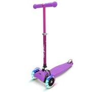Trottinette - Fun Pro ONE Deluxe - pour enfants de 3 à 6 ans - roues avec LED - pliable - violet G