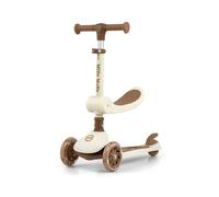 Trottinette enfant - MILLY MALLY - Fuzzy Classic - Évolutive avec siège - Guidon réglable - Plateforme large