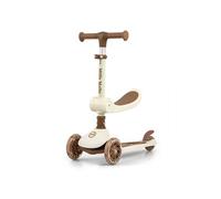 Trottinette enfant - MILLY MALLY - Fuzzy Classic - Évolutive avec siège - Guidon réglable - Plateforme large