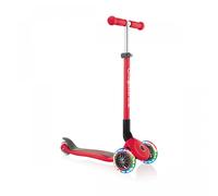 GLOBBER Trottinette 3 roues enfant - PRIMO Pliable à lumière - rouge