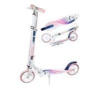 Trottinette grande roue Anabel 200mm Enfant Mixte Glisse urbaine Blanc/Rose Enfant Enfant Avec frein à main Raven