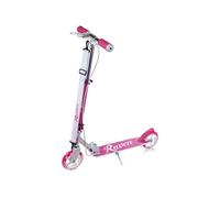 Trottinette grande roue Laura Enfant Mixte Glisse urbaine Blanc/Rose Enfant Enfant Avec frein à main Raven