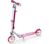 Trottinette grande roue Laura RAVEN Enfant Mixte Glisse urbaine Blanc/Rose Blanc/Rose G
