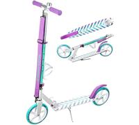 Trottinette Grande Roue Pastelle 200mm Raven Enfant Mixte Glisse Urbaine Blanc/Bleu/Violet Violet
