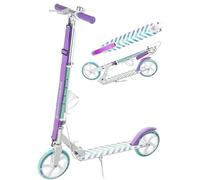 Trottinette Grande Roue Pastelle 200mm RAVEN Pastelle Enfant Blanc/Bleu/Violet Mixte Stunt Scooter Robuste Kickscooter