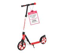 Hudora Trottinette BigWheel 205 Advanced - FC Bayern Munich rouge, pliable, réglable en hauteur