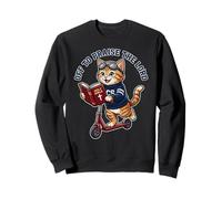 Trottinette Humoristique en Forme de Chat chrétien « Off to Praise The Lord » Sweatshirt