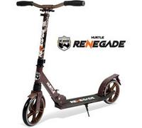Hurtle Trottinette Enfant/Adulte/Adolescent- Trottinette à 2 Roues avec Guidon T-Bar Réglable-Plateau en Alliage Antidérapant-Scooter Portable pour Enfants avec Sangle de Transport