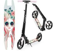 Hypermotion Trottinette Enfant 7 Ans et Adulte Pliable jusqu'à 100 kg - Trotinette pour Les Jeunes - Excellente Suspension, Plateforme Antidérapante, Guidon Réglable, Roues de 200 mm