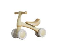 Trottinette Jouets de vélo d'équilibre for bébé, Voiture sans pédale, vélo à 4 Roues for garçons et Filles, Jouet d'équitation d'intérieur et d'extérieur Voiture Twist(Beige)