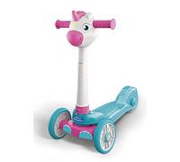 Clementoni Trotinette enfant Licorne 17749 – Réglable en hauteur – Rose