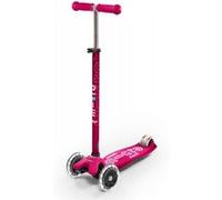 Trottinette Maxi Micro Deluxe LED Rose Rose