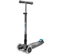 Trottinette Maxi Micro Deluxe Pliable LED - Gris volcan Bleu G