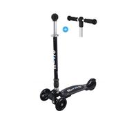 Trottinette Micro Kickboard Compact Noir avec T-Bar et Joystick Interchangeables