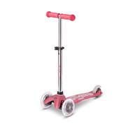 Trottinette micro mobility à trois roues rose glitter led mmd208