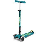 Micro Mobility Trottinette Enfant Maxi Micro Deluxe 3-roues LED Guidon ajustable Bleu pétrole