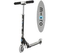 Trottinette Micro Sprite Spécial Edition Noir Grip rayé Bleu G