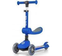 Trottinette Milly Mally Fuzzy Bleu