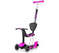 Trottinette - MILLY MALLY - Little Star 3-en-1 - Rose - Aluminium - 57x27x100cm - 24 mois - 50 kg - 3 roues