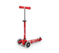 Trottinette Mini Micro Deluxe LED Rouge pour Enfants de 2 à 5 Ans