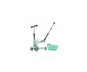 Trottinette Mini2go Deluxe Plus Mint - Le Meilleur Porteur pour Enfants de 1 à 5 Ans
