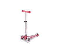 Trottinette Mobility à trois roues Rose Glitter LED MMD208