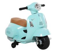 Trottinette Moto Enfant 1,5-3 Ans Bleu-Vert Métal - Véhicule d'Éveil à 3 Roues Sécurisé pour Enfants