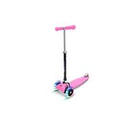 Trottinette - ONE - pour enfants de 3 à 6 ans - roues avec LED - pliable - rose