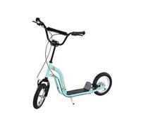 Trottinette Patinette pour Enfants Plus de 5 Ans Grands Pneus Guidon Réglable 2 Freins Contrôlés par Poignée Béquille Latérale 120 x 58 x 85-95 cm