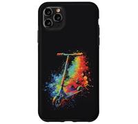Trottinette - Peinture Explosive Multicolore Coque pour iPhone 11 Pro Max