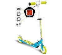 Trottinette pliable avec compteur de vitesse - bleu - Skids Control