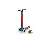 Trottinette pliable BERG Nexo 3 roues avec roues LED et deck magnétique Rouge