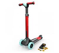 Trottinette Pliable BERG Nexo Rouge avec Roues LED et Jeu Magnétique pour Enfants