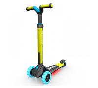 Trottinette pliable BERG Nexo Vert Citron avec Roues LED et Plateau Lumineux