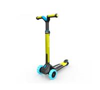 Trottinette Pliable BERG Nexo Vert Citron avec Roues LED pour Enfants
